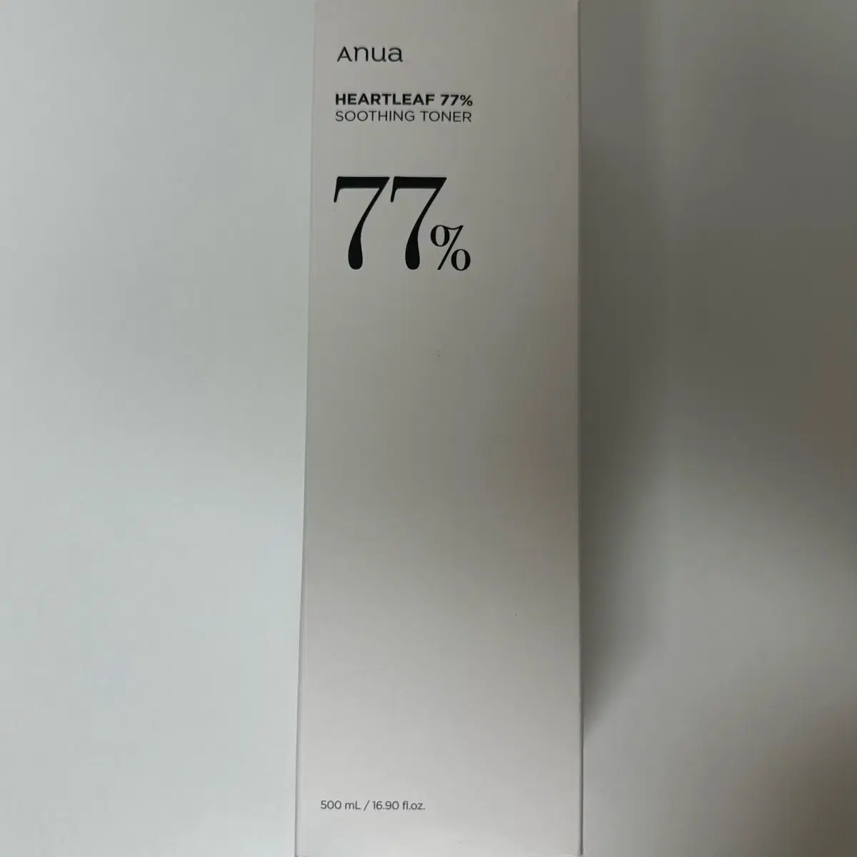 아누아 어성초 77% 수딩토너 500ml 개봉x